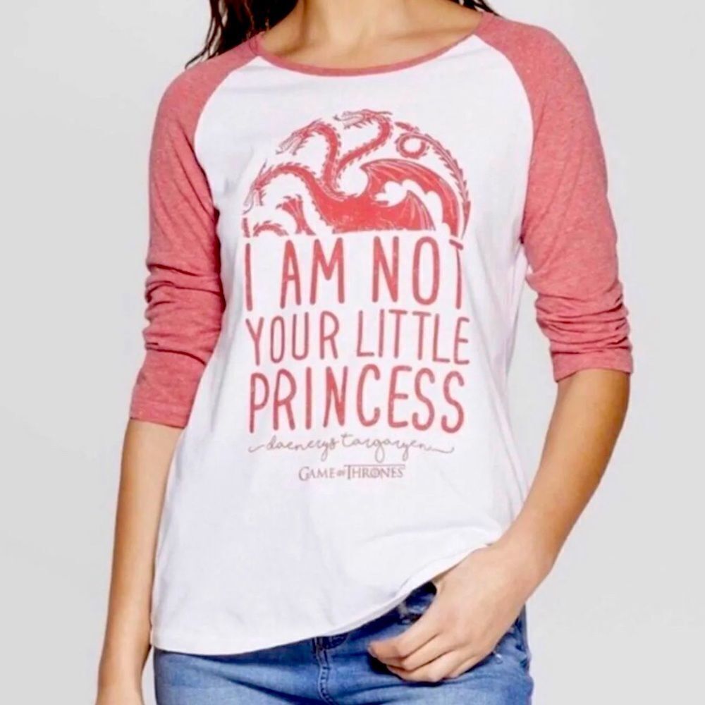 Game of Thrones “I’m‎ not Your Princess” Baseball T-shirt